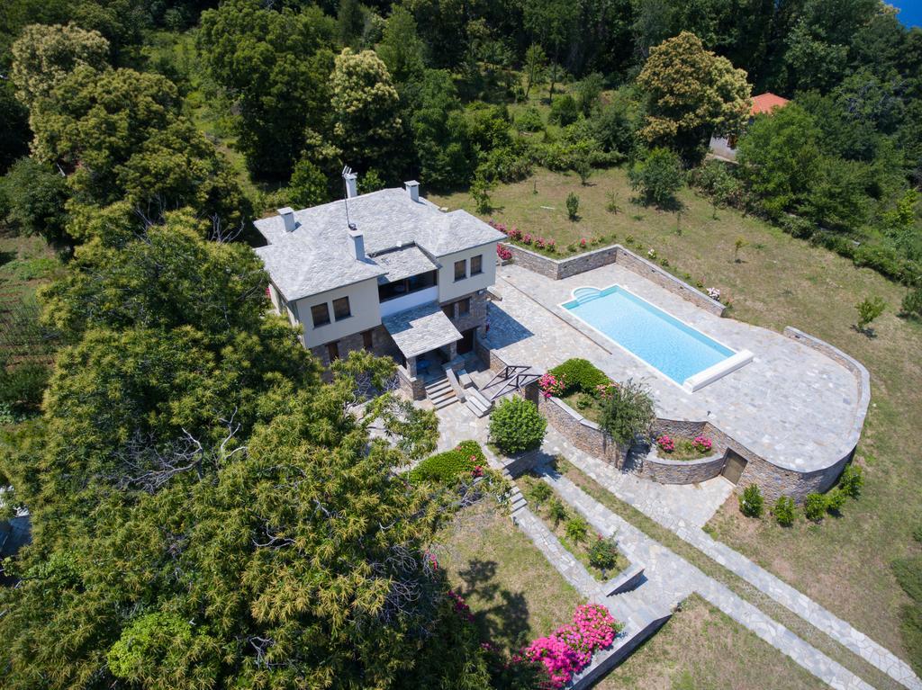 Luxury Villa With Pool In Tsagarada Exterior foto